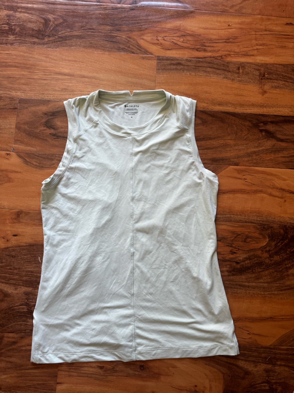 Athleta Sage Green Center-Seam Sleeveless Tank
